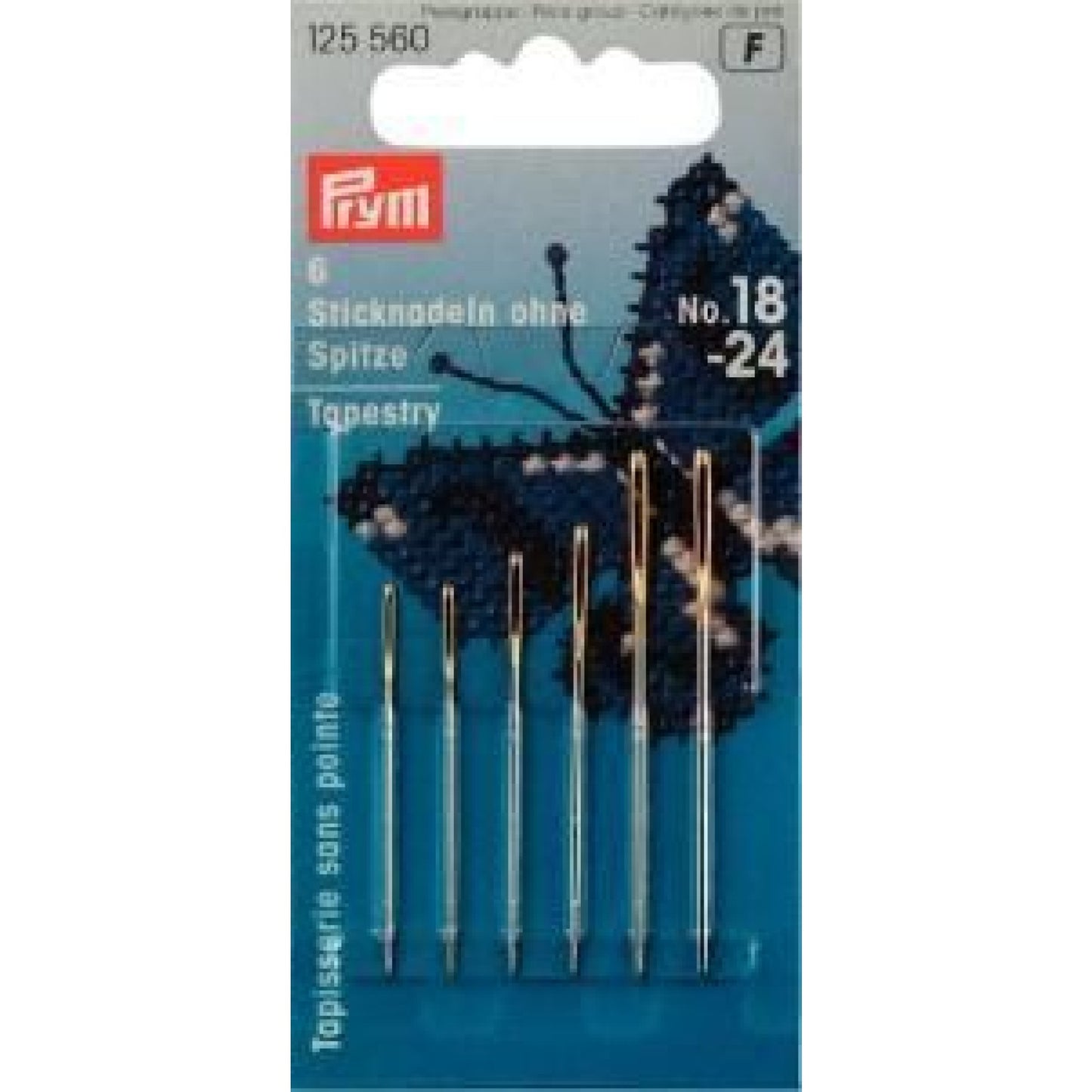 Prym blunt-point tapestry needles - No. 18 - 24