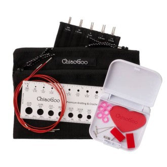 ChiaoGoo Twist RED MINI Interchangeable Needle Set - 10 cm
