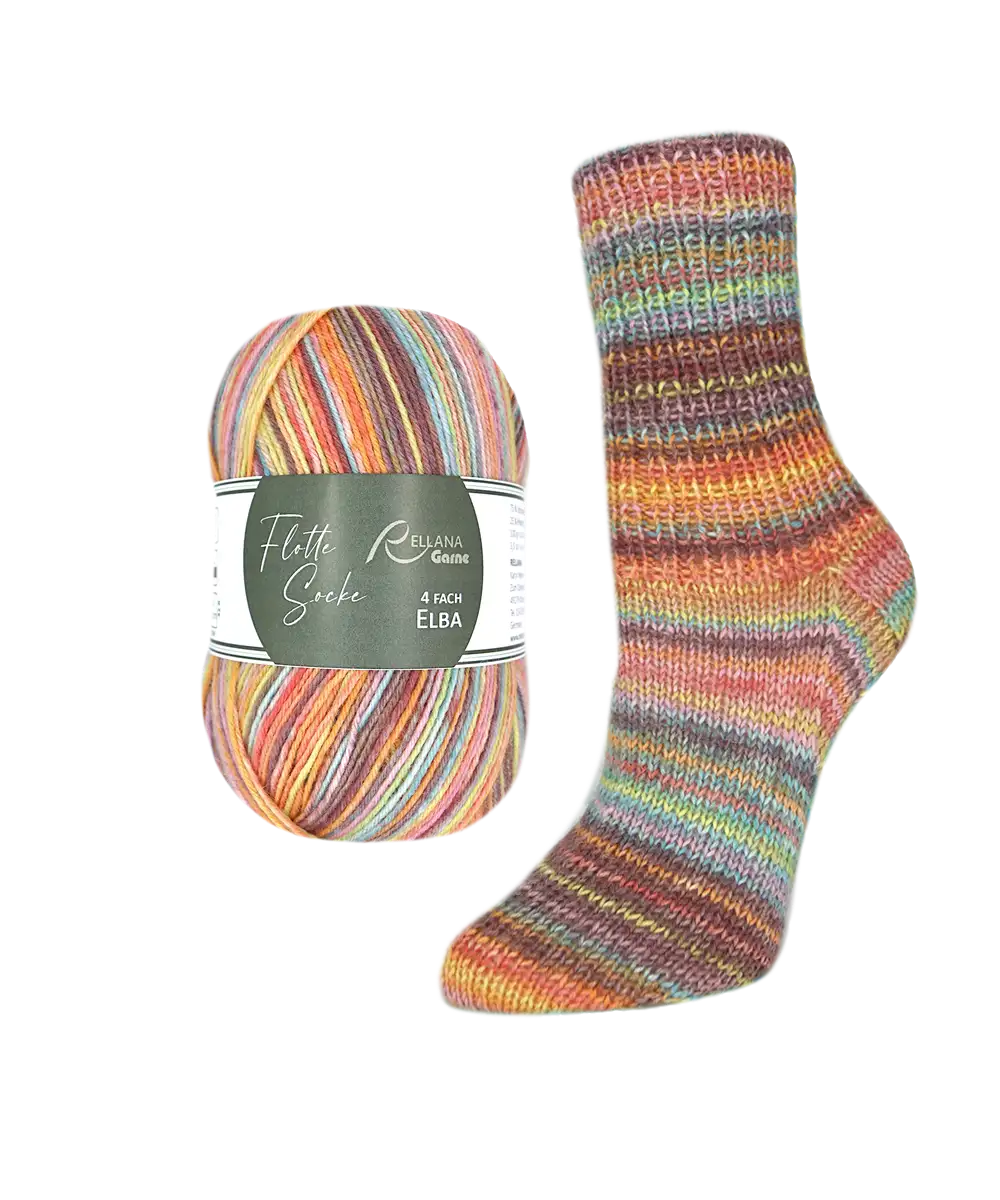 Flotte Socke 4f. Elba