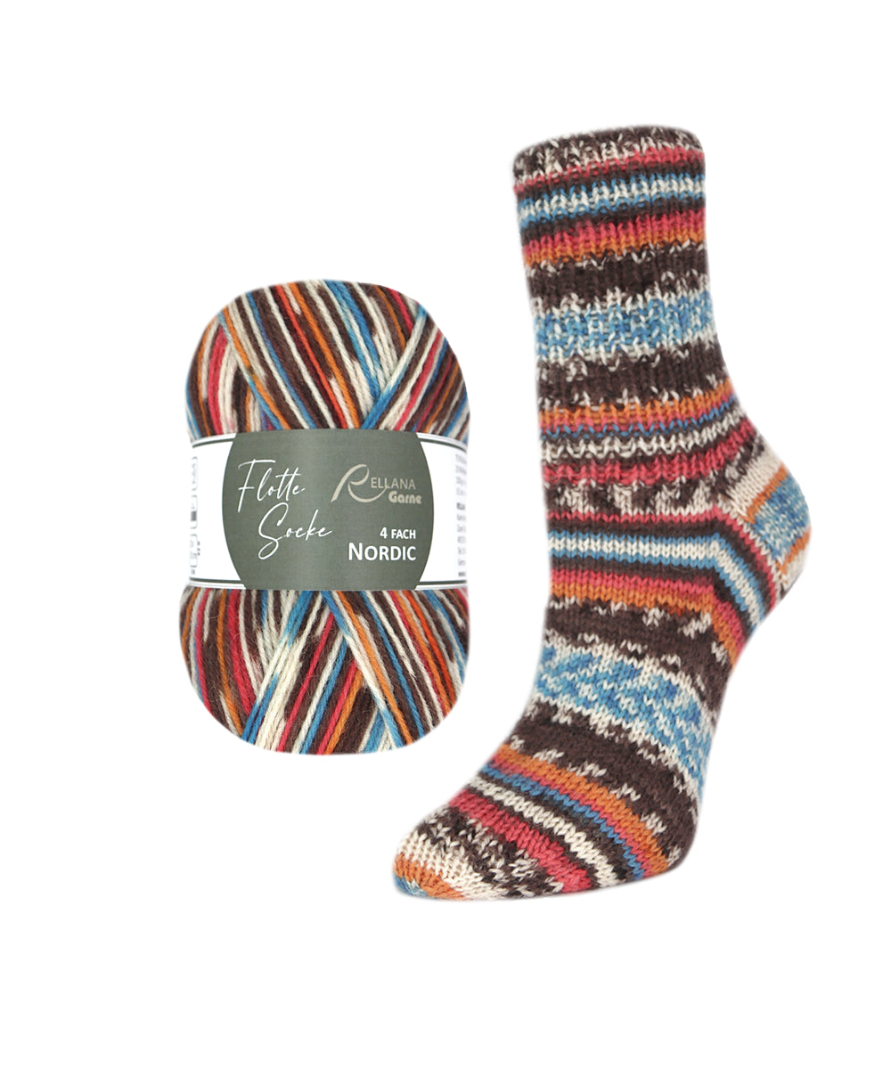 Flotte Socke 4f. Nordic