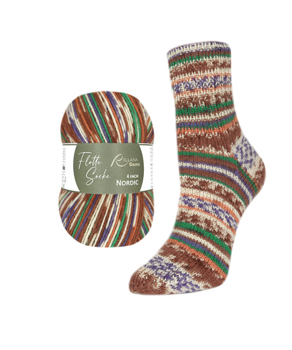 Flotte Socke 4f. Nordic