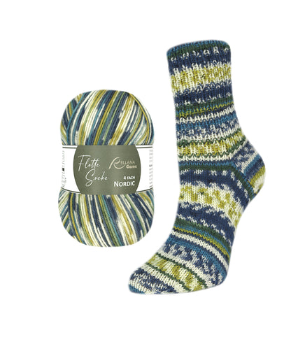 Flotte Socke 4f. Nordic