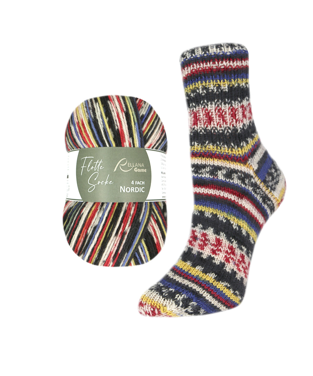 Flotte Socke 4f. Nordic