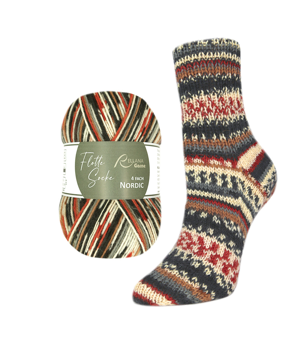 Flotte Socke 4f. Nordic