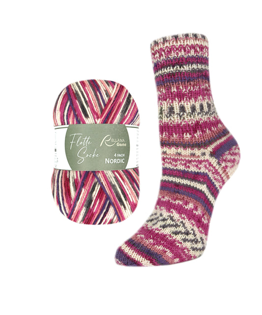 Flotte Socke 4f. Nordic