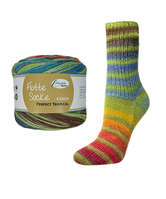 Flotte Socke 4f. Perfect Tropical