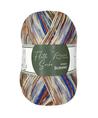 Flotte Socke 4f. Burano