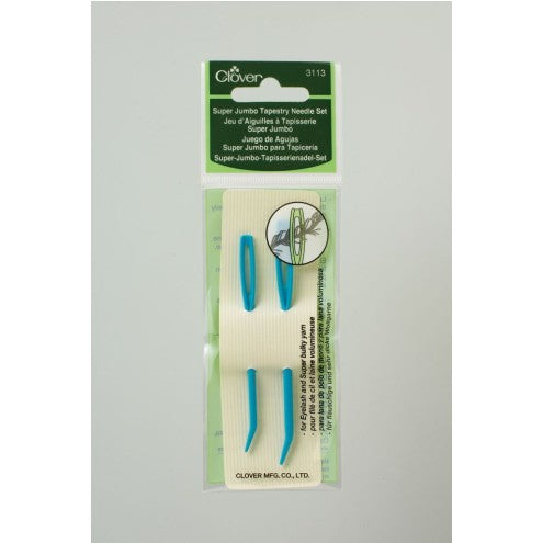 Clover knitting needles for wool, CURVED