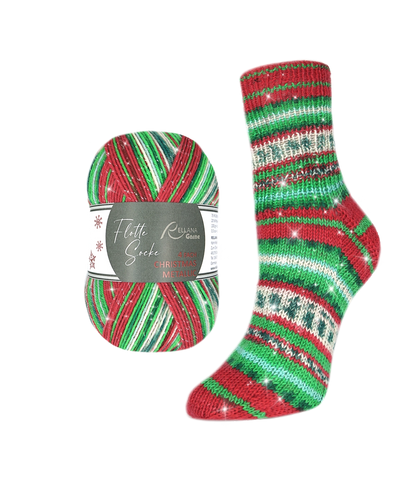 Flotte Socke 4f. Christmas Metallic
