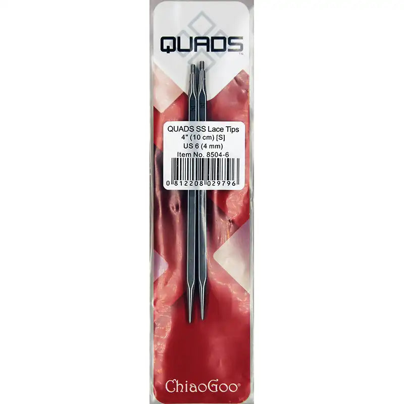 ChiaoGoo Needles Quads S 10Cm