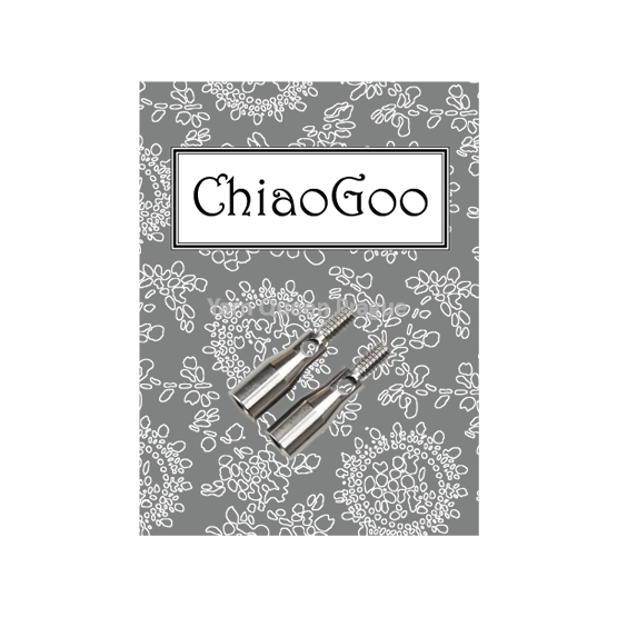 ChiaoGoo adapter for size S needles to M cable (2 pcs)