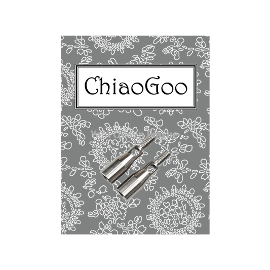 ChiaoGoo adapter for size S needles to M cable (2 pcs)